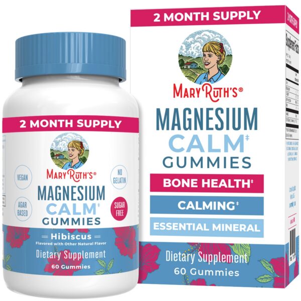 Frasco MaryRuth Calm Magnesium Citrate Gummies