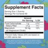 Etiqueta frontal MaryRuth Calm Magnesium Gummies