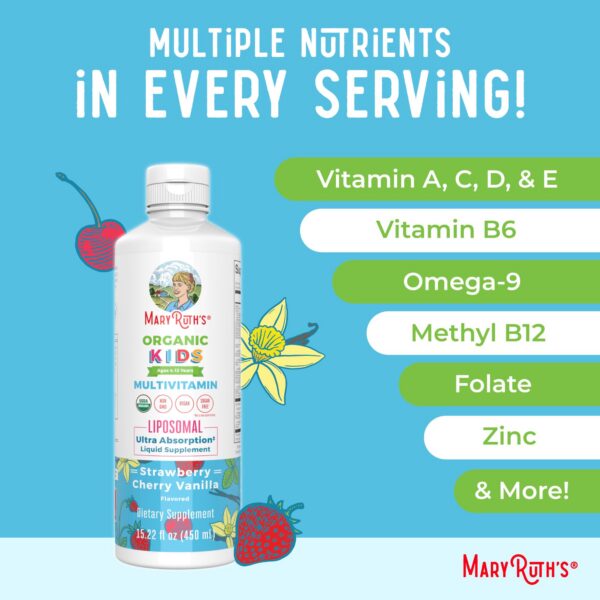 Multivitamínico líquido para niños MaryRuth's