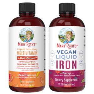 MaryRuth multivitamínico líquido para cabello y salud general