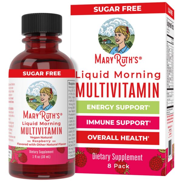 MaryRuth's multivitamínico líquido pack viaje 8 botellas