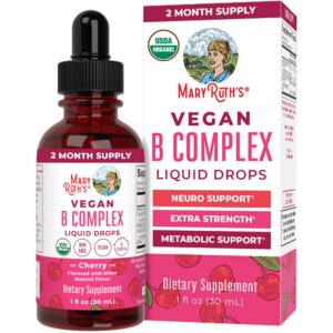 MaryRuth Organics complejo vitamínico líquido vitamina b orgánico