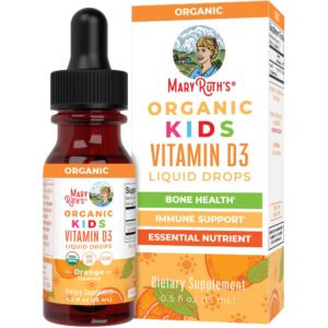 MaryRuth Organics gotas vitamina d3 orgánica kids 0.5 oz botella
