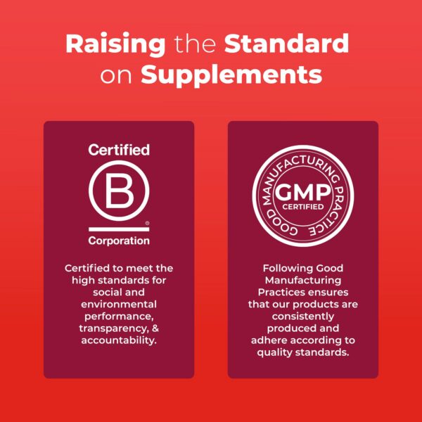 Vista lateral de la botella MaryRuth Organics