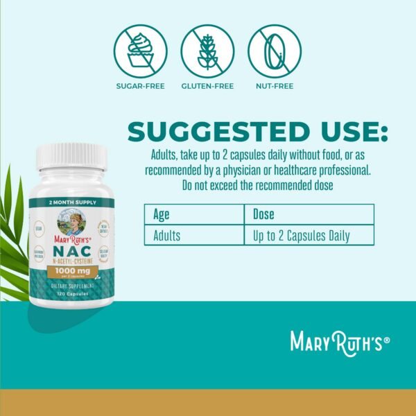 Cápsulas y porciones NAC MaryRuth
