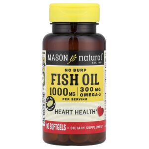 Frente de Mason Natural aceite de pescado 1000 mg