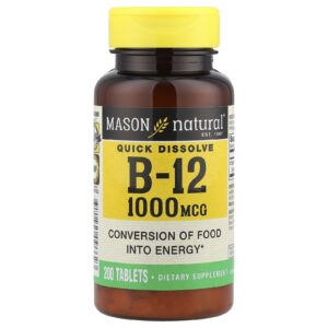 Version 1.0.0 Tabletas B-12 Mason Natural frontal