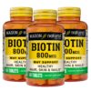 Mason Natural Biotina 800 mcg tabletas frasco