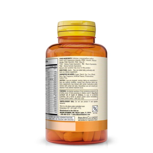 Frasco de Mason Natural Daily Multivitamins