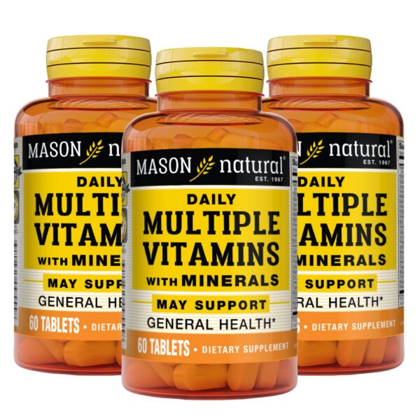 Frente de Mason Natural Daily Multivitamins
