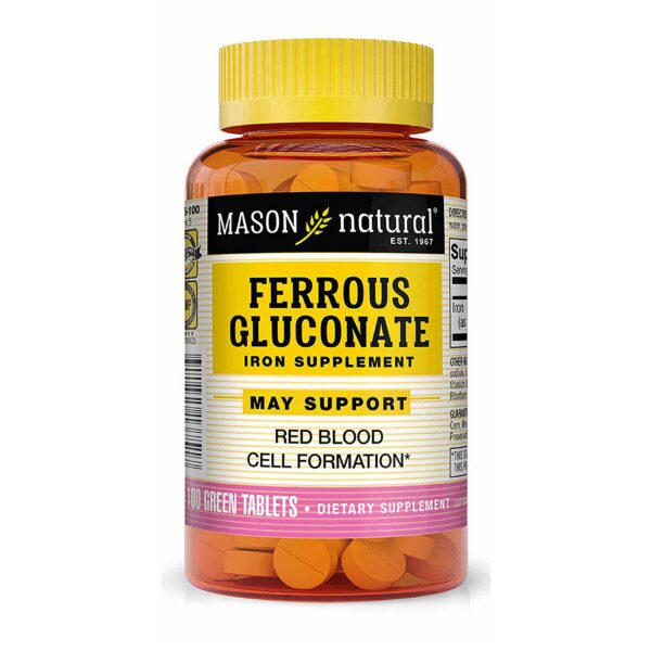 Mason Natural gluconato ferroso envase