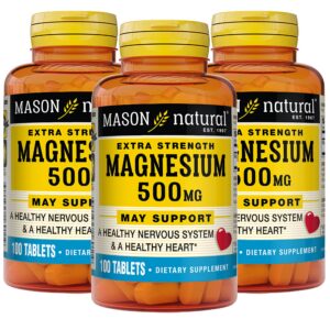 Mason Natural Magnesio 500 mg frente