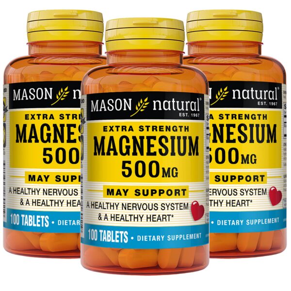 Mason Natural Magnesio 500 mg frente