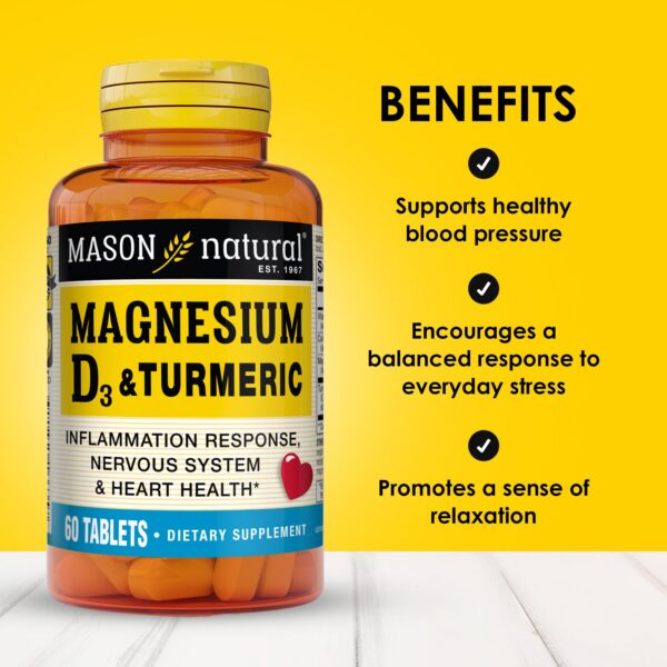 Version 1.0.0 Etiqueta frontal Mason Natural Magnesium D3
