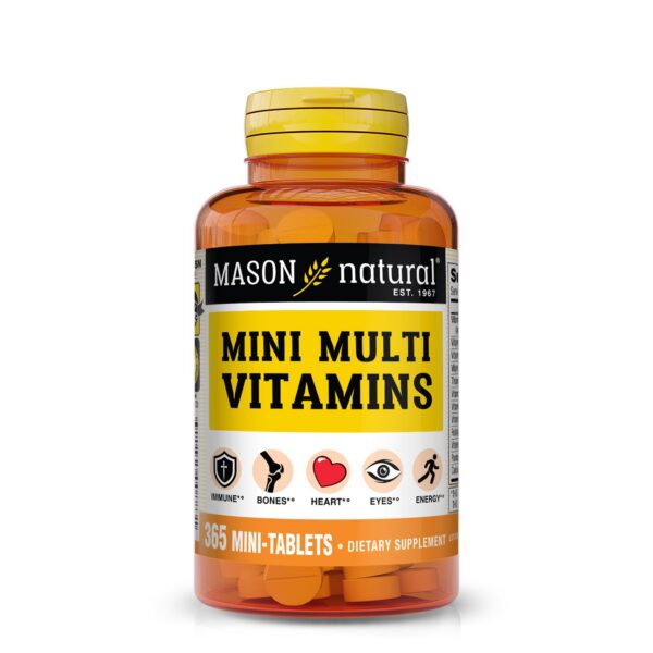 Mason Natural mini multivitaminas botella frontal