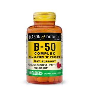 Frasco Mason Natural Vitamina B-50