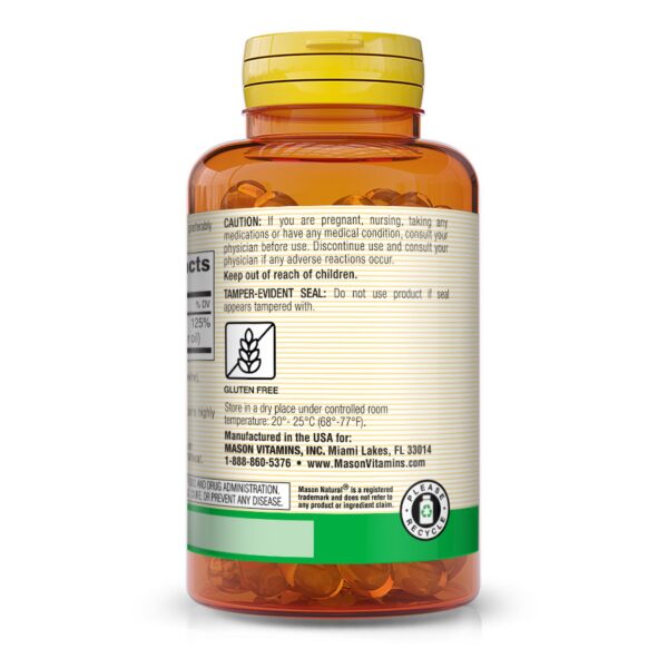 Version 1.0.0 Mason Natural vitamina d3 en softgels con aceite hígado pescado