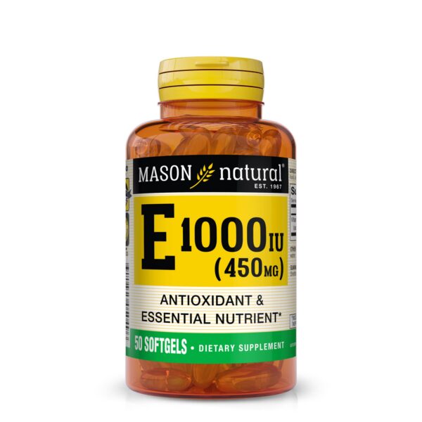 Frente del envase Mason Natural Vitamina E 450 mg