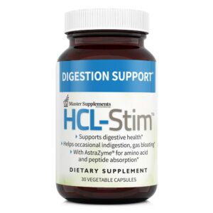 Frasco frontal de Master Supplements HCL-Stim