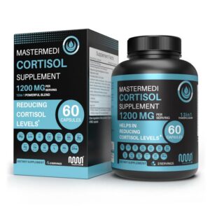 Version 1.0.0 Mastermedi cortisol frasco y etiqueta