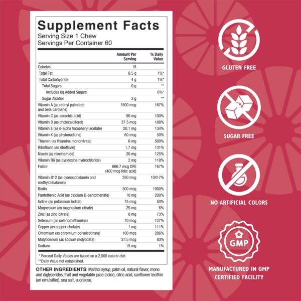 Celebrate Vitamins suplemento bariátrico multivitamínico gominolas cereza