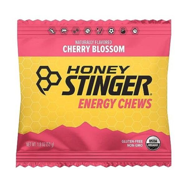 Masticables energéticos orgánicos sabor flor de cerezo Honey Stinger