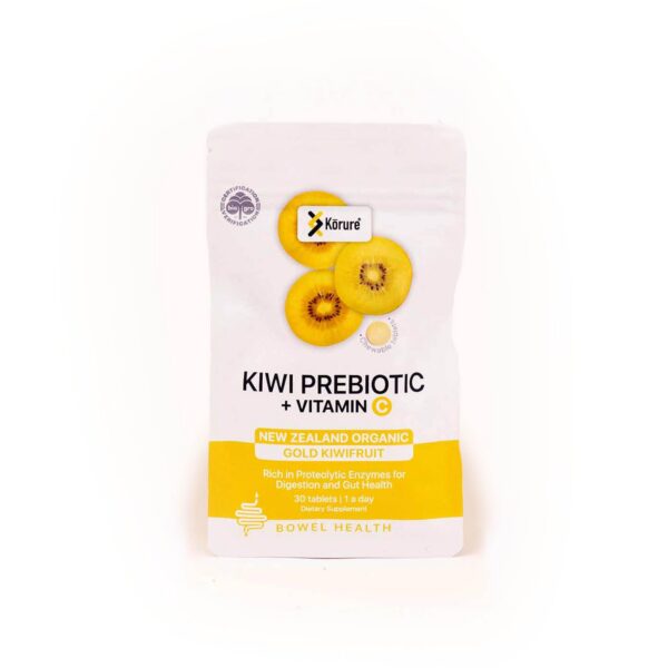 Masticables Kōrure Kiwi Prebiótico vitamina C paquete