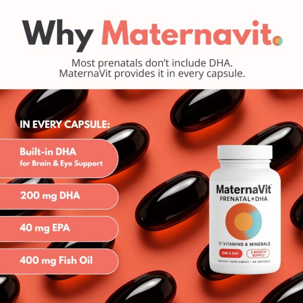 Caja de MaternaVit Prenatal vista lateral