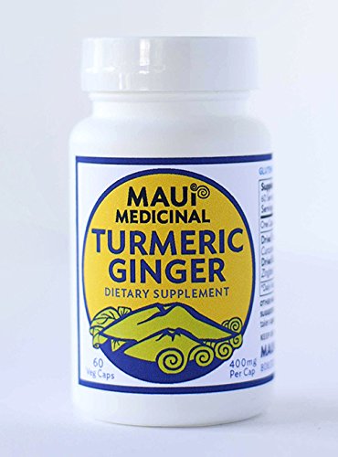 Version 1.0.0 Maui Medicinal Herbs cápsulas vegetales cúrcuma y jengibre
