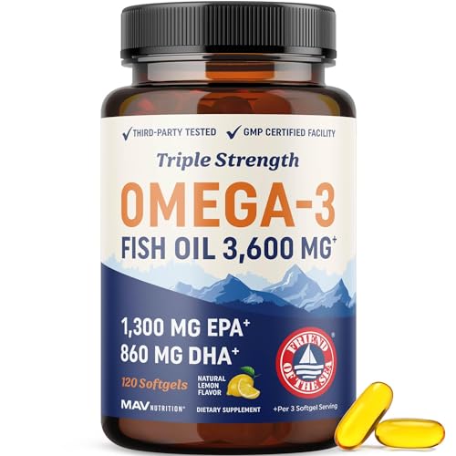 Envase frontal MAV NUTRITION DHA Omega-3 Triple Strength