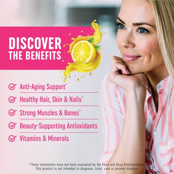 Etiqueta frontal con colágeno biotina