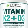 Max Absorption Vitamina K2 D3 cápsulas saludables corazón huesos