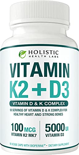 Max Absorption Vitamina K2 D3 cápsulas saludables corazón huesos