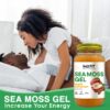 Gel natural de musgo marino dorado en cuchara