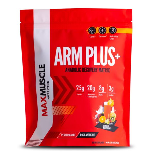 Max Muscle Arm Plus+ frasco frontal