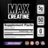 Version 1.0.0 Etiqueta de ingredientes de Max Muscle Creatine