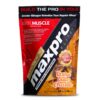 Contenedor de Max Muscle Maxpro Elite proteína whey sabor chocolate