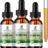 Frente del empaque MaxHemp 3-pack aceite cáñamo