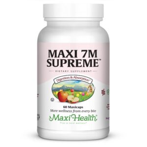 Version 1.0.0 Maxi Health 7M Supreme probiótico alta potencia 60 cápsulas