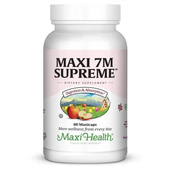 Version 1.0.0 Maxi Health 7M Supreme probiótico alta potencia 60 cápsulas