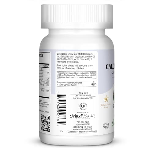 Tabletas masticables de vainilla