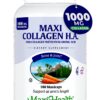Maxi Health Colágeno marino Tipo I con ácido hialurónico cápsulas frontal