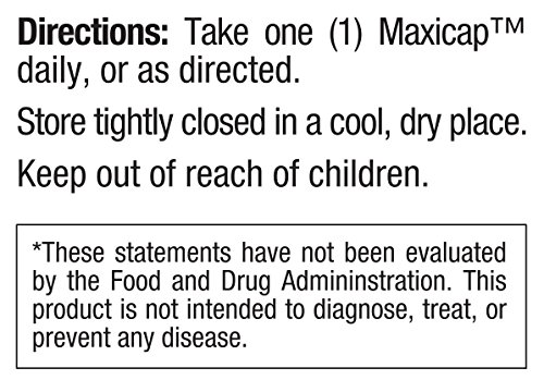 Etiqueta de Maxi Health complejo B para alivio de estrés