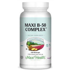 Version 1.0.0 Maxi Health suplemento complejo vitaminas B 250 cápsulas