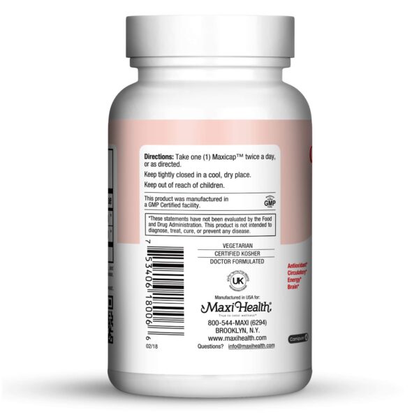 Version 1.0.0 Caja Maxi Health CoQ Carnitine Complex