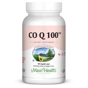 Version 1.0.0 Frasco Maxi Health CoQ10 100 mg frente