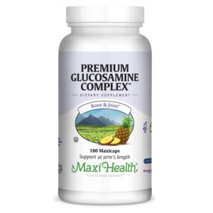 Version 1.0.0 Maxi Health glucosamina complejo etiqueta frontal