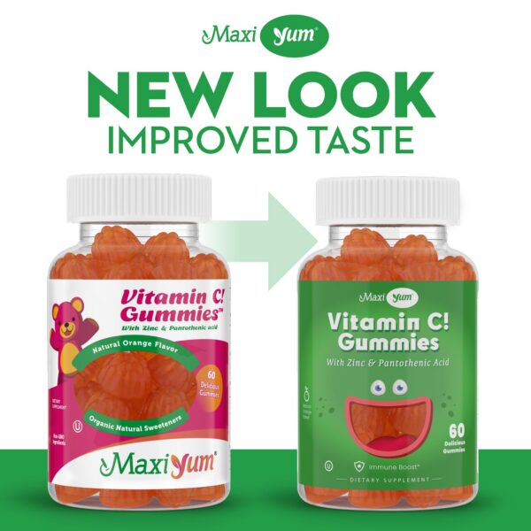 Version 1.0.0 Maxi Health gomitas antioxidantes con vitamina C y zinc 60 gomitas