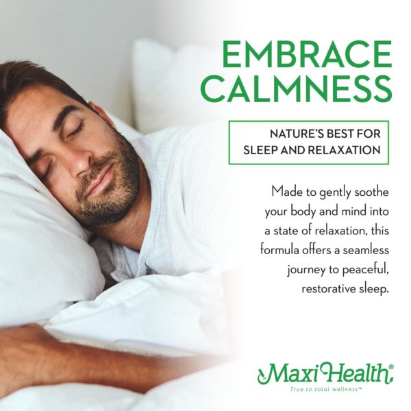 Maxi Health ingredientes naturales para sueño saludable