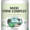 Frente del Maxi Health Lysine Complex with Probiotics